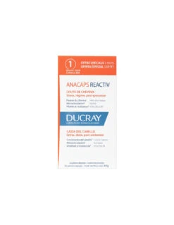 Ducray Anacaps Reactiv Chute De Cheveux. 90 Gélules - Cure 3 Mois